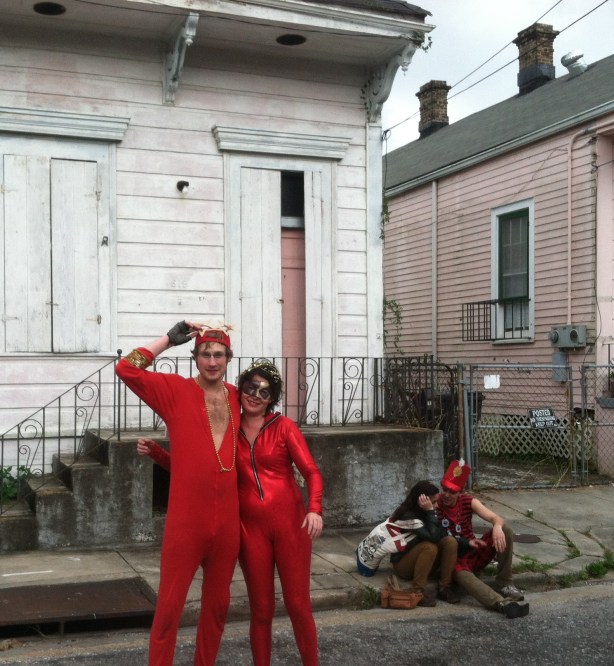 People I don't know, Bywater, Saturday before Mardi Gras