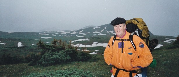 Steve hiking in Colorado, 2007