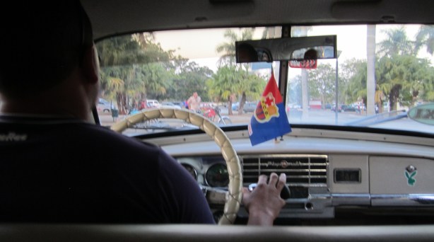 Driving in from the Havana airport