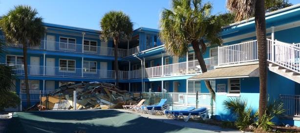 This place is in the process of being torn down.