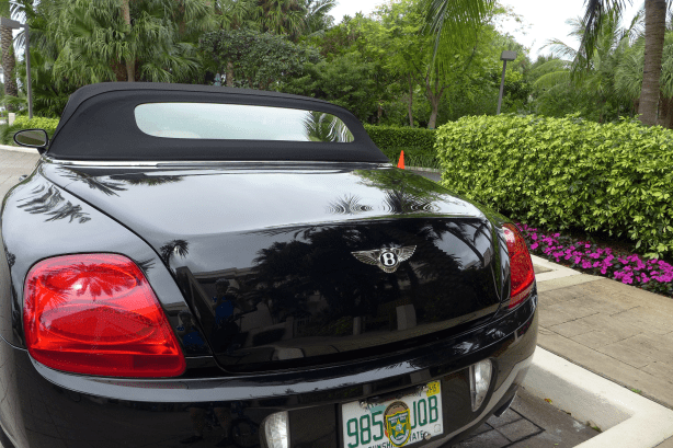Bentley, in south Palm Beach 