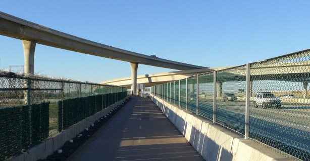 Bike path in Chula Vista, south of downtown San Diego