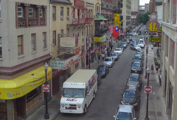 View from my window in Boston 